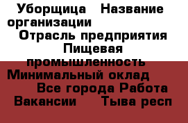 Уборщица › Название организации ­ Fusion Service › Отрасль предприятия ­ Пищевая промышленность › Минимальный оклад ­ 14 000 - Все города Работа » Вакансии   . Тыва респ.